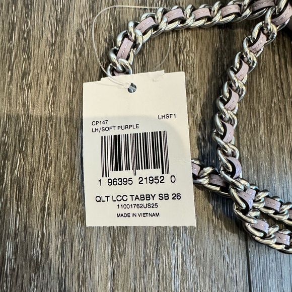 NEW Coach Quilted Tabby 26 Soft Purple - Picture 3 of 10
